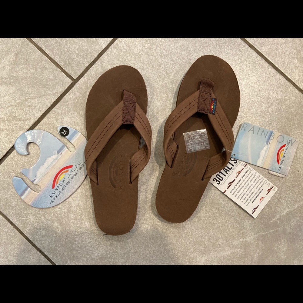 Rainbox flip flops